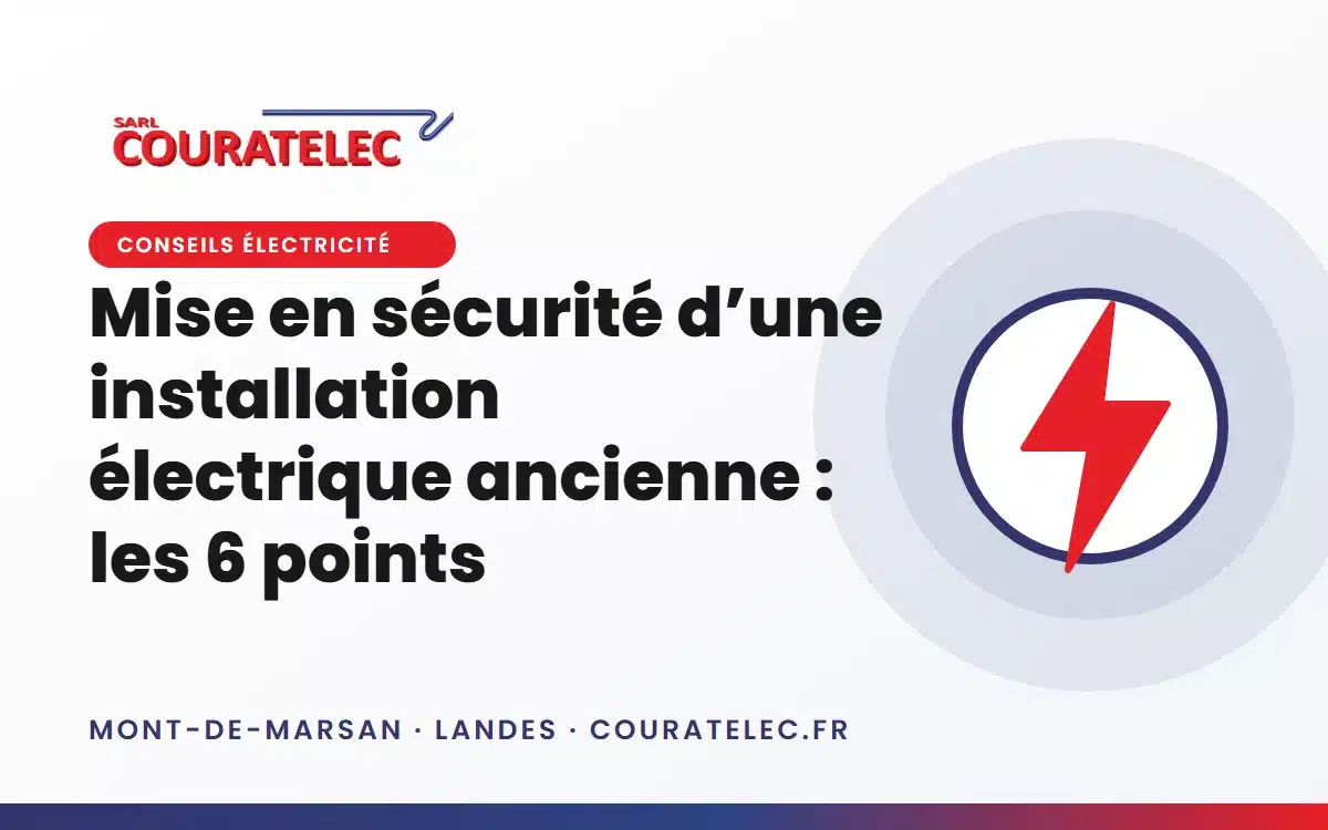 Illustration : Mise en sécurité d’une installation électrique ancienne : les 6 points